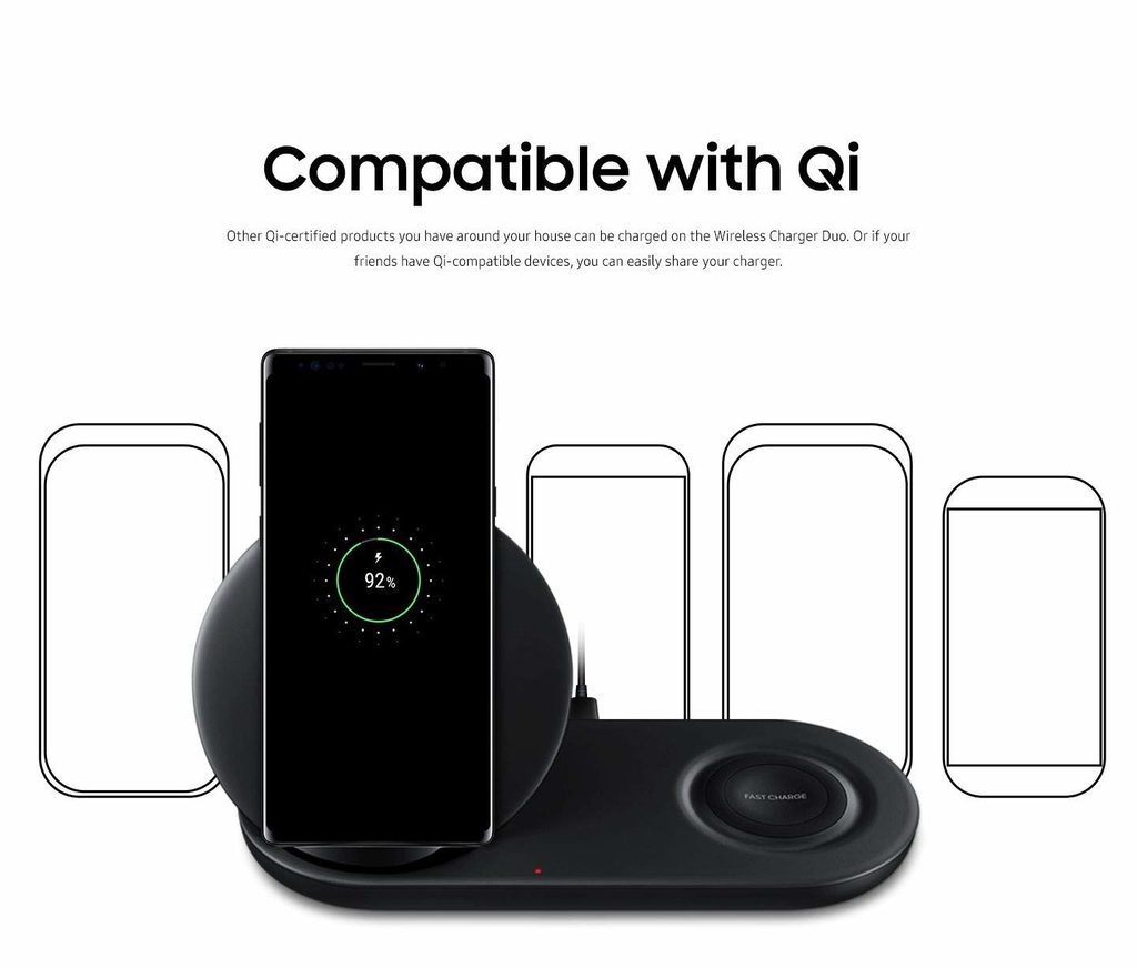 Qi laddningsplatta Wireless Charging Pad