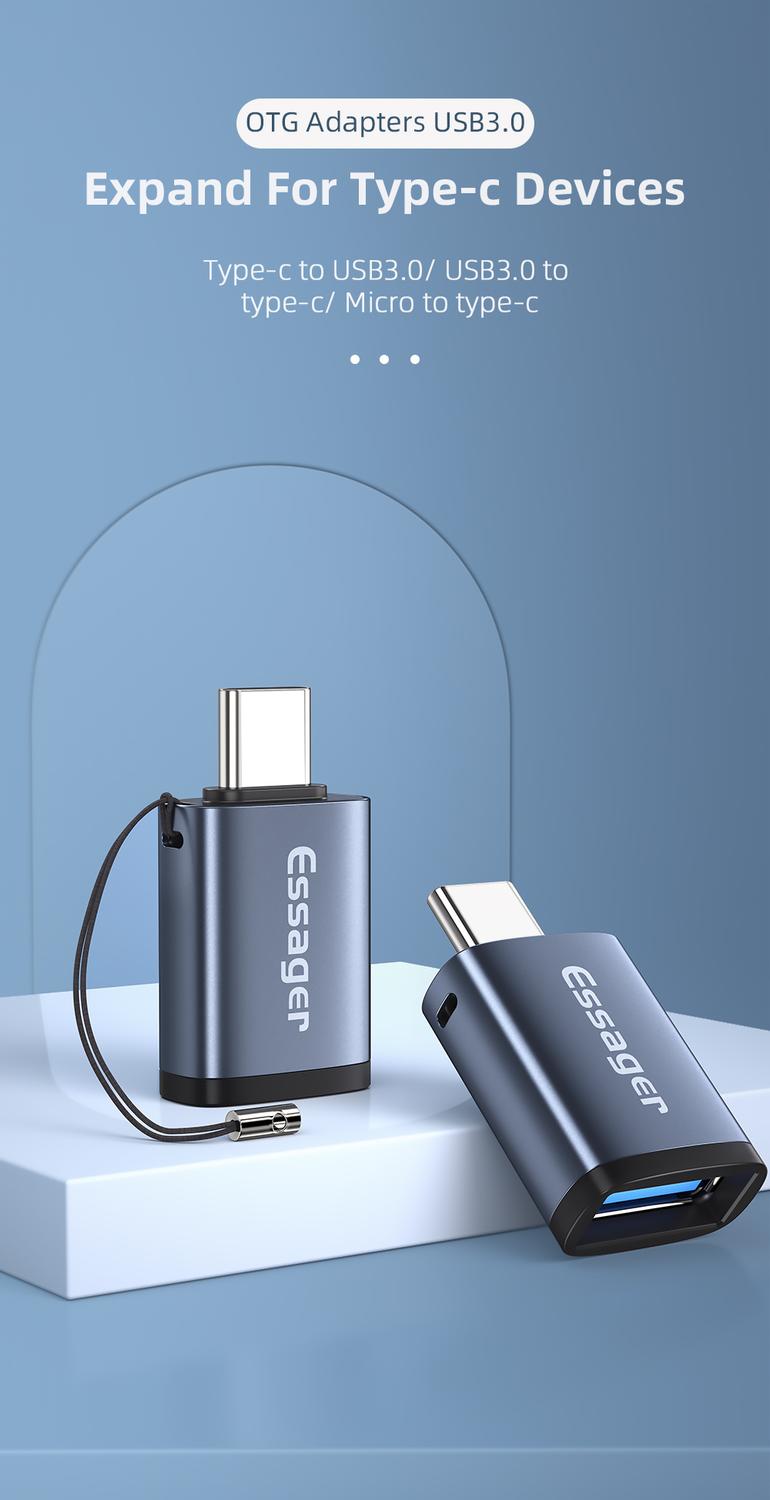 USB Hane till USB-C Hona dataöverföring med hög hastighet, USB A till USB C