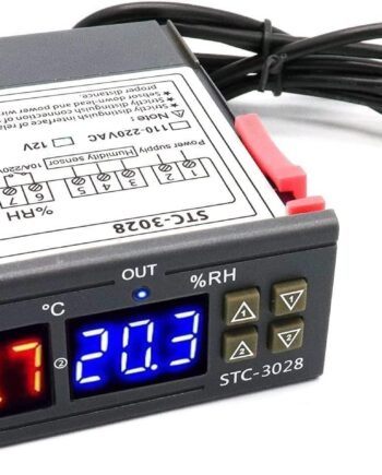 STC - 3028 temperatur & fuktighetsregulator , PID-regulator 12V