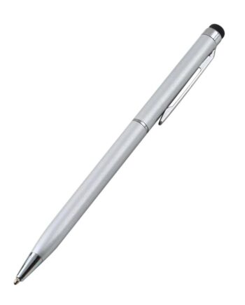 3x Silver 2 i 1 kulspets + Stylus Penna för iPad, iPhone + flera.